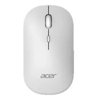 Bezdrôtová obojručná myš Acer AMR130 – RF + Bluetooth, 1600 DPI, 4 tlačidlá, biela
