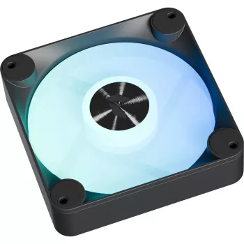 Ventilátor do skrine APNX FP1-R 120 mm, čierny, obrátený prietok vzduchu, balenie 3 ks