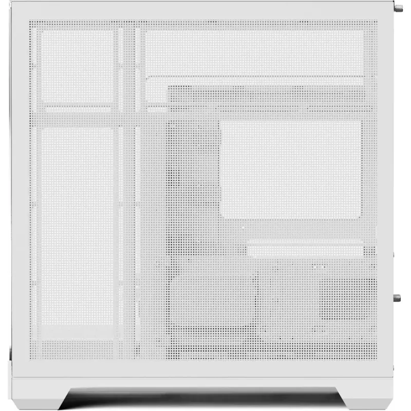 Skriňa na PC Tower APNX V2-F-WT-v1, biela, s tromi tempered-glass panelmi