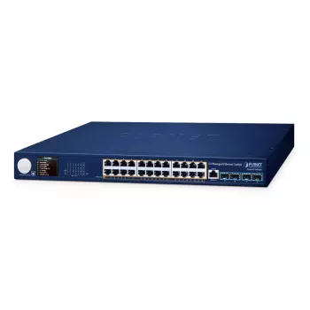 Managed switch PLANET Layer 3 24-portový 10/100/1000T PoE