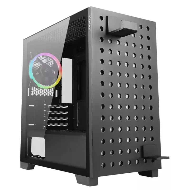PC skriňa Azza Elise Tower čierna, Tower, čierna
