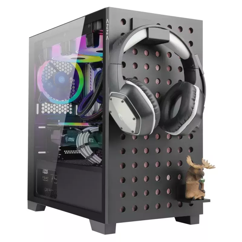 PC skriňa Azza Elise Tower čierna, Tower, čierna