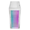 PC skriňa Azza Guardian Glass Midi Tower biela