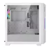 PC skriňa Azza Guardian Glass Midi Tower biela