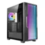PC skriňa AZZA Guardian Glass Midi Tower – čierna, ATX/Micro‑ATX/ITX/EATX, podporuje 3,5 palca×2 / 2,5 palca×4, predné 120/140 mm ventilátory