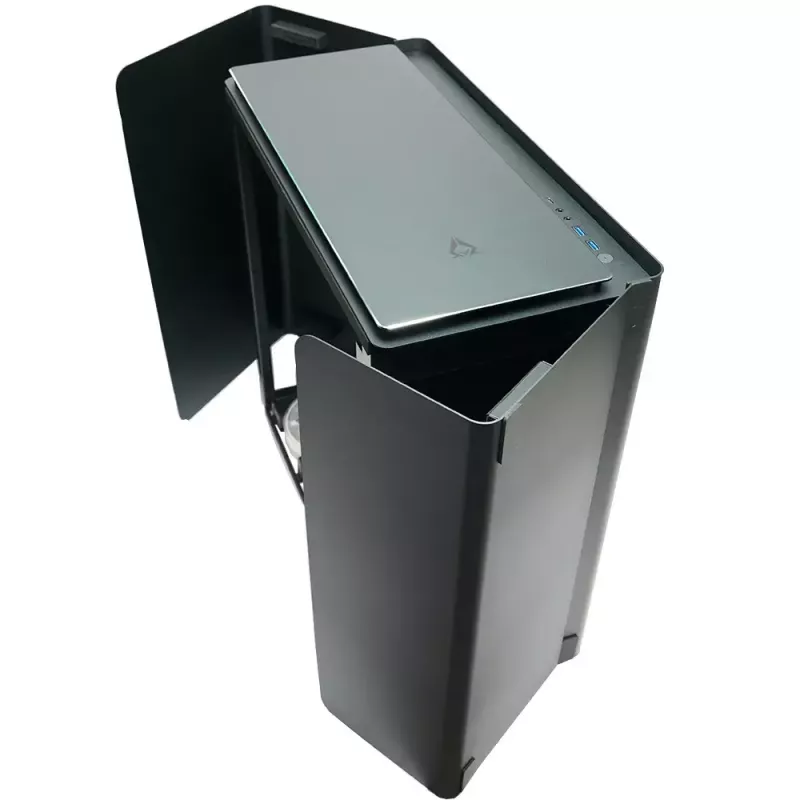 PC skriňa Azza Cast Midi Tower čierna