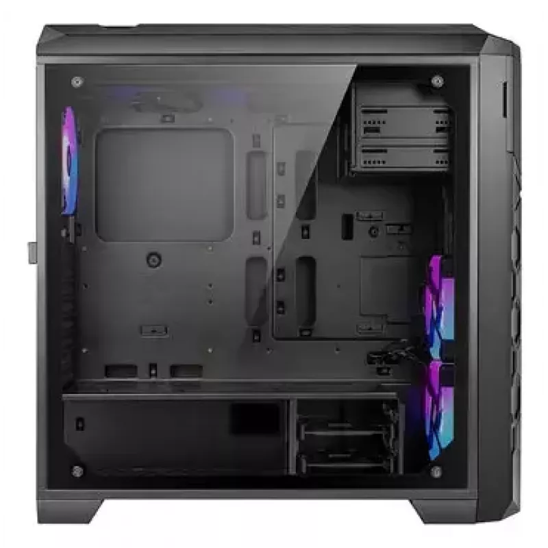 PC skriňa AZZA STORM ARGB Full Tower – čierna, podpora ATX/Micro-ATX/EATX, predinštalované ARGB ventilátory