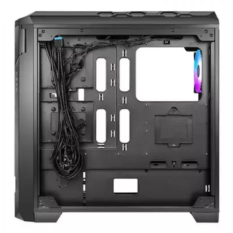 PC skriňa AZZA STORM ARGB Full Tower – čierna, podpora ATX/Micro-ATX/EATX, predinštalované ARGB ventilátory