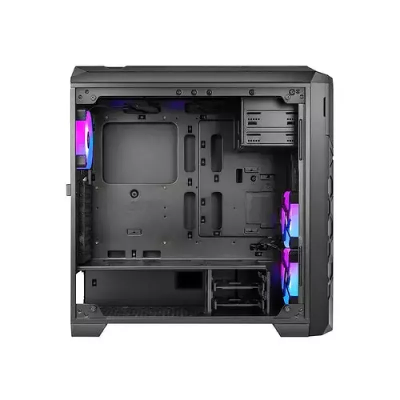 PC skriňa AZZA STORM ARGB Full Tower – čierna, podpora ATX/Micro-ATX/EATX, predinštalované ARGB ventilátory