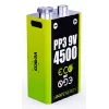 Nabíjací 9V batériový pack VERICO LoopEnergy PP3 4500 — Li-Ion, 2 ks, 500 mAh, nabíjanie USB-C