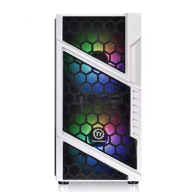 PC skriňa Thermaltake Commander C31 TG Snow ARGB Edition Midi Tower čierna, biela