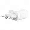 Silicon Power QM25 30W nástenná nabíjačka s dvoma portami, USB-C a USB-A, biela (SP30WASYQM252PCW)