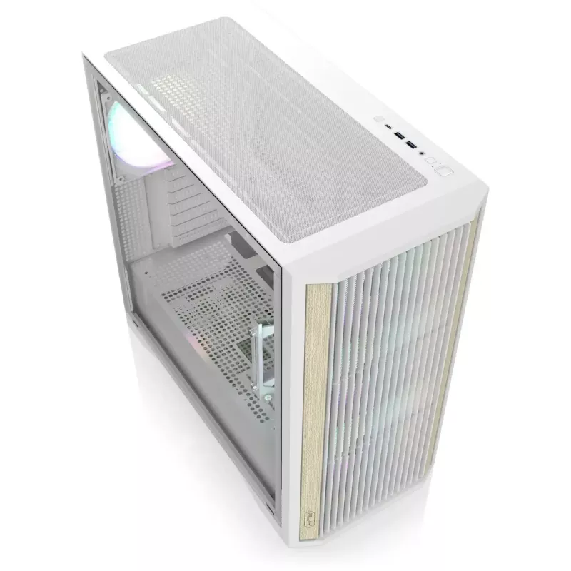 Skriňa pre tower PC RAIJINTEK AGOS MAX-MS4 biela s tvrdeným sklom