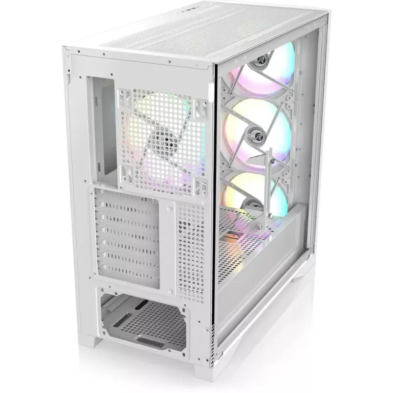 Skriňa pre tower PC RAIJINTEK AGOS MAX-MS4 biela s tvrdeným sklom