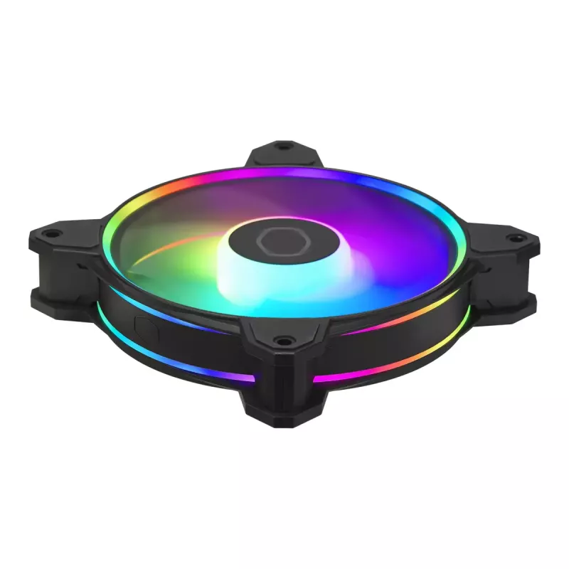 Ventilátor Cooler Master MasterFan MF120 Halo² 12 cm čierny 3 ks