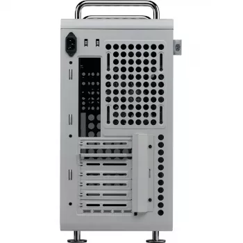Skriňa pre počítač Cooler Master QUBE 540 Moonstone — mid-tower s bočným panelom z tvrdeného skla (sivá)