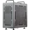 Skriňa pre počítač Cooler Master QUBE 540 Moonstone — mid-tower s bočným panelom z tvrdeného skla (sivá)