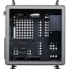 Skriňa pre počítač Cooler Master QUBE 540 Moonstone — mid-tower s bočným panelom z tvrdeného skla (sivá)