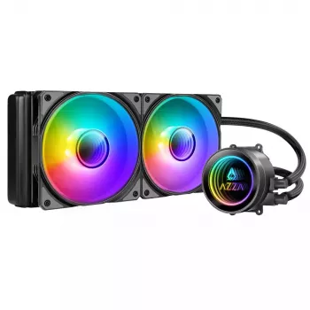 Sada kvapalinového chladenia Azza LCAZ-240C-ARGB 12 cm čierna