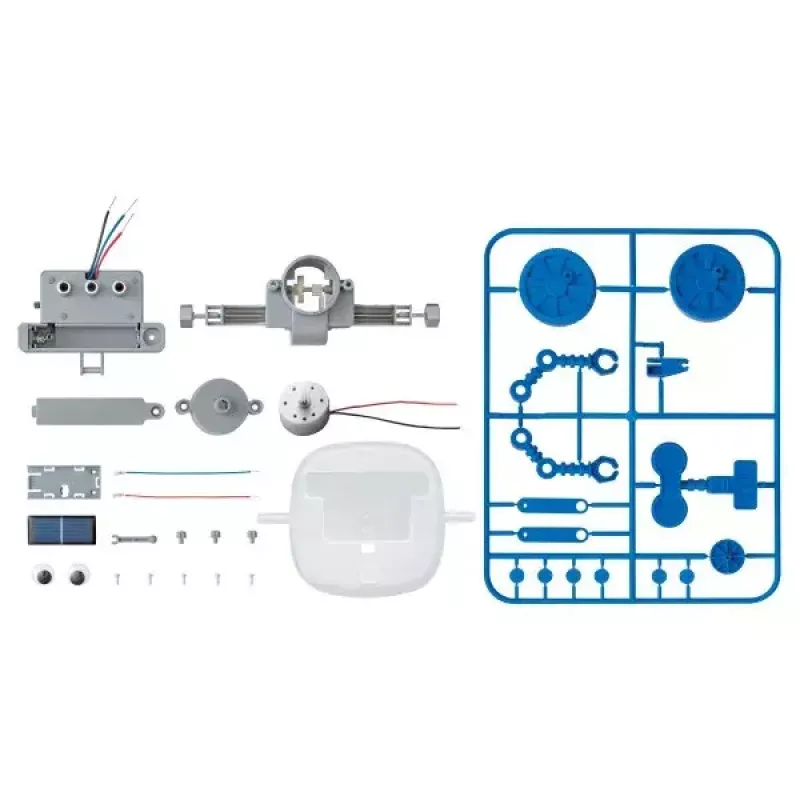 Edukačná súprava Rover Robot kit HCM 4M zelená Science – model 68634, ekologicky orientovaná DIY-STEM súprava