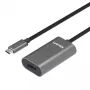 USB kábel UNITEK U304A USB 3.2 Gen 1 5m USB-C na USB-A sivý
