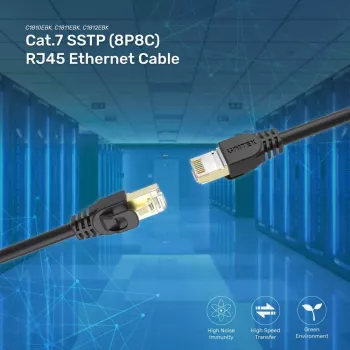 Sieťový kábel UNITEK C1815EBK RJ-45 RJ-45 20 m čierny