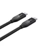 USB4 Gen 2x2 USB-C kábel Unitek C14100BK-0.8M — 0,8 m, USB-C na USB-C, 40 Gbit/s, čierny