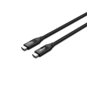 USB4 Gen 2x2 USB-C kábel Unitek C14100BK-0.8M — 0,8 m, USB-C na USB-C, 40 Gbit/s, čierny