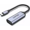 USB-C na HDMI adaptér Unitek V1416B, sivý, jednoportový video výstup