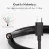 UNITEK USB kábel C14103BK-1.5M USB 3.2 Gen 1 USB A USB C čierny 1,5m