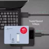 UNITEK USB kábel C14103BK-1.5M USB 3.2 Gen 1 USB A USB C čierny 1,5m