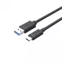 UNITEK USB kábel C14103BK-1.5M USB 3.2 Gen 1 USB A USB C čierny 1,5m