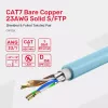 Sieťový kábel UNITEK C18122BL RJ45 Cat7 305m modrý