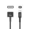 Napájací kábel UNITEK C14121BK-1M čierny MagSafe 3 USB C 1m 28V 5A