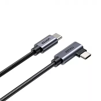 USB kábel UNITEK C14123BK-1M 1m USB 2.0 čierny sivý