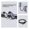 USB kábel UNITEK C14123BK-1M 1m USB 2.0 čierny sivý