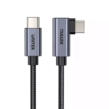 USB kábel UNITEK C14123BK-1M 1m USB 2.0 čierny sivý