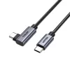 USB kábel UNITEK C14123BK-3M USB 2.0 USB C 3m čierny sivý