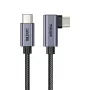 USB kábel UNITEK C14123BK-3M USB 2.0 USB C 3m čierny sivý