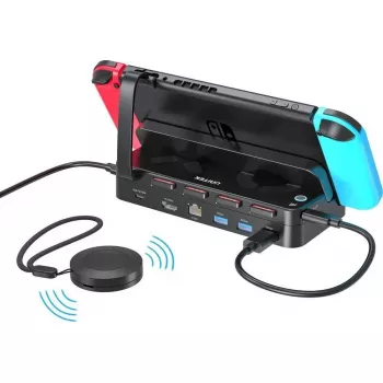Dokovacia stanica Unitek pre Nintendo Switch s PD 100W, HDMI 4K výstup, RJ-45 Ethernet a čítačka SD kariet