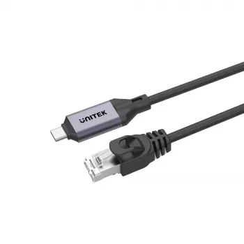 Sieťový kábel UNITEK C18148AGY01-5M RJ45 Cat6 5 m čierny