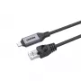 Sieťový kábel UNITEK C18148AGY01-5M RJ45 Cat6 5 m čierny