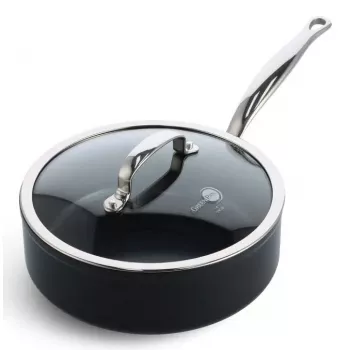 Univerzálna panvica GreenPan Barcelona Pro okrúhla 240 mm, čierna, 1,77 kg, bez PFAS