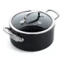 GreenPan Barcelona Pro Hrniec na dusenie, 24 cm, čierny