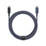 USB-C na USB-C kábel Native Union Belt kábel Pro 2,4 m USB 2.0 modrý