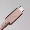 Native Union Belt Cable Pro USB-C na USB-C, 2,4 m, LED displej, Rose