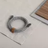 Native Union Belt Cable Pro USB-C na USB-C, 2,4 m, LED displej, Rose