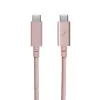 Native Union Belt Cable Pro USB-C na USB-C, 2,4 m, LED displej, Rose