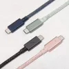 Native Union Belt Cable Pro USB-C na USB-C, 2,4 m, LED displej, Rose