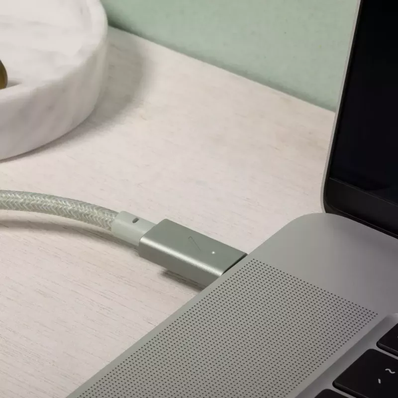 Native Union Belt Cable Pro USB-C na USB-C, 2,4 m, LED displej, Rose